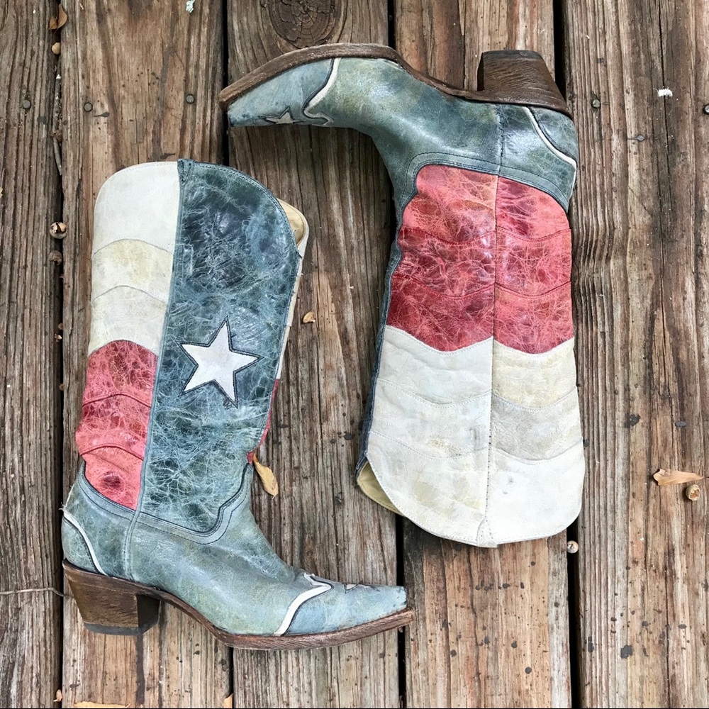 Corral Texas Flag Boots